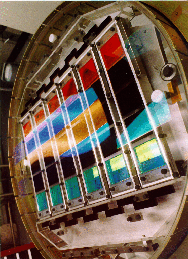 Placa de CCDs, o array en un telescopio profesional