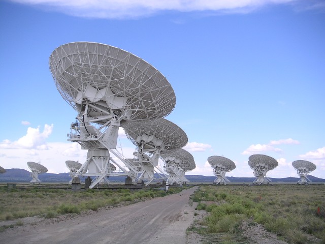 Conjunto de antenas del VLA (Vary Large Array).
